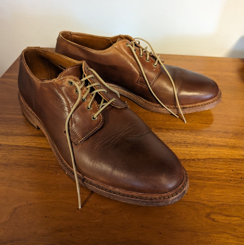 Allen Edmonds Stewart Brown Leather Dress Oxford